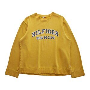 2000s Tommy Hilfiger Yellow Sweatshirt